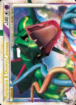Rayquaza & Deoxys LÉGENDE card