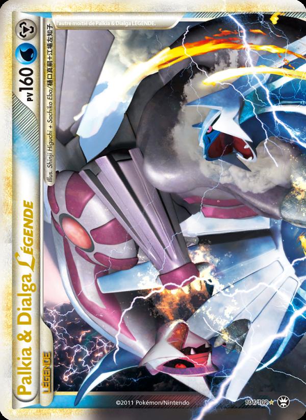 Palkia & Dialga LÉGENDE card