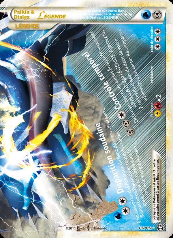 Palkia & Dialga LÉGENDE card