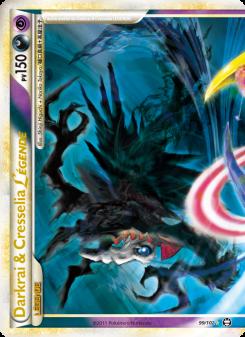 Darkrai & Cresselia LÉGENDE card