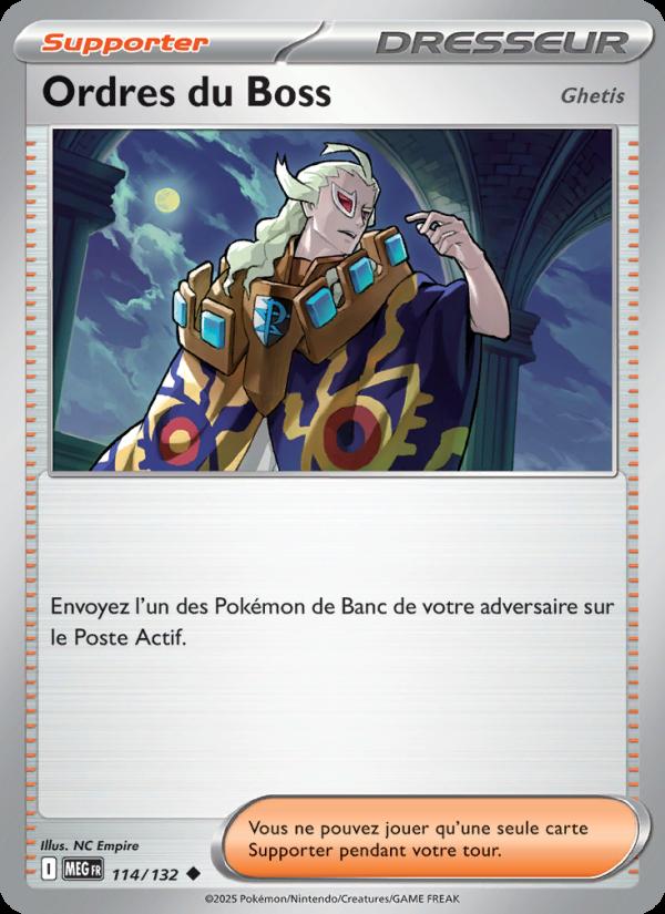 Ordres du Boss card