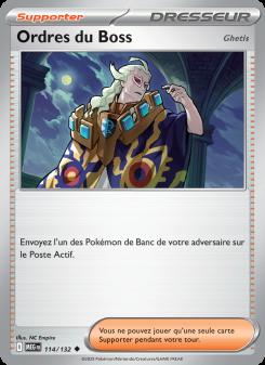 Ordres du Boss card