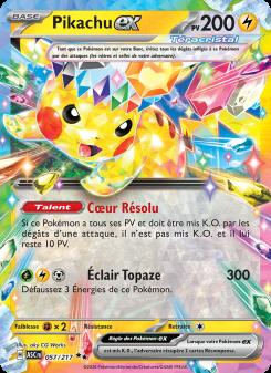 Pikachu-ex card