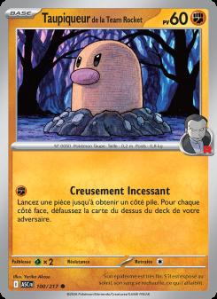 Taupiqueur de la Team Rocket card