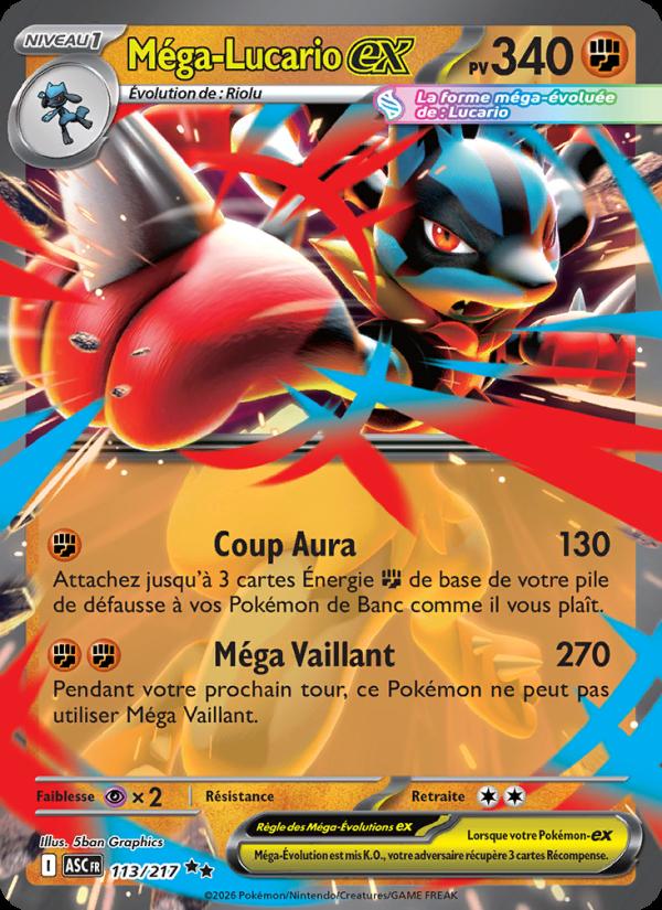 Méga-Lucario-ex card