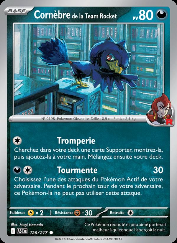 Cornèbre de la Team Rocket card