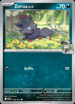 Zorua de N card