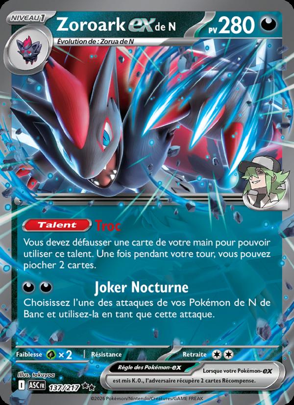 Zoroark-ex de N card