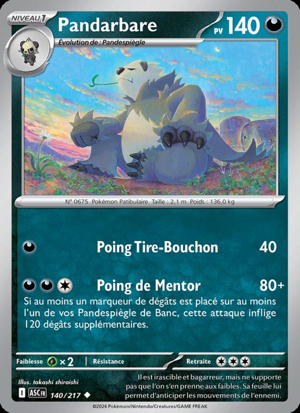 Pandarbare card