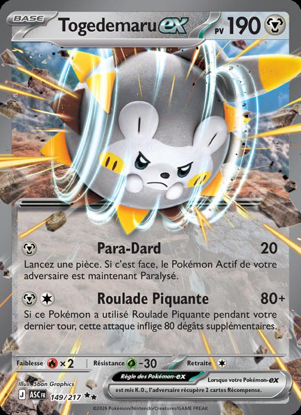 Togedemaru-ex card