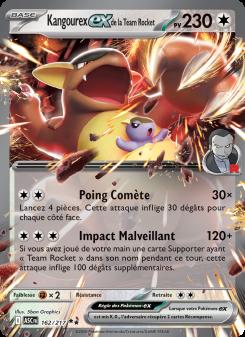 Kangourex-ex de la Team Rocket card