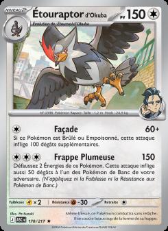 Étouraptor d'Okuba card