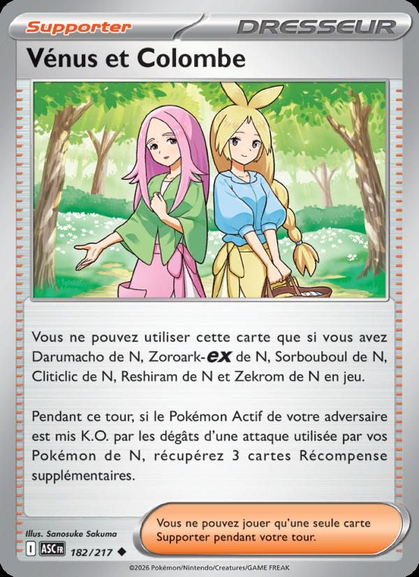 Vénus et Colombe card