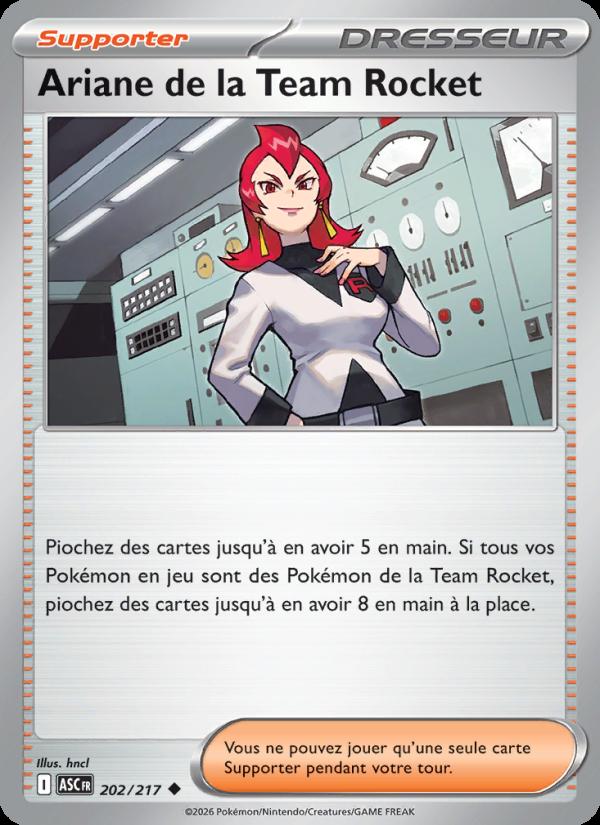 Ariane de la Team Rocket card