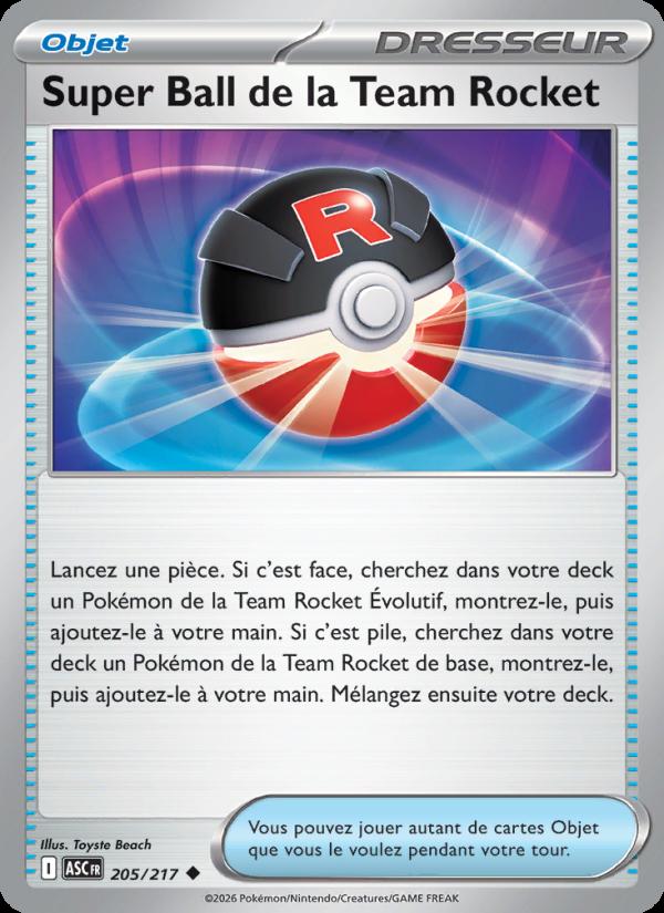 Super Ball de la Team Rocket card