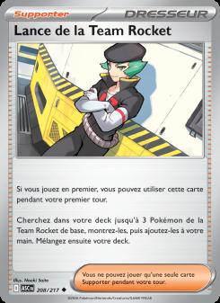 Lance de la Team Rocket card