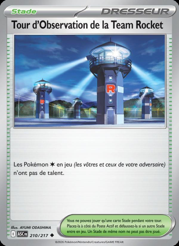 Tour d'Observation de la Team Rocket card