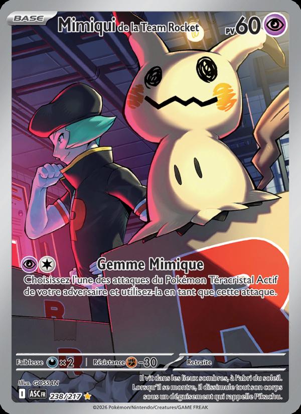 Mimiqui de la Team Rocket card