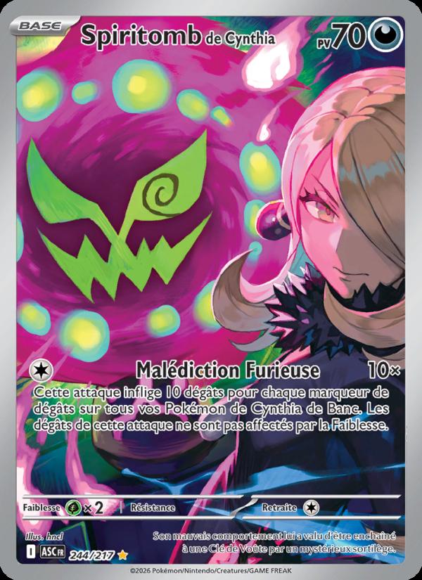Spiritomb de Cynthia card
