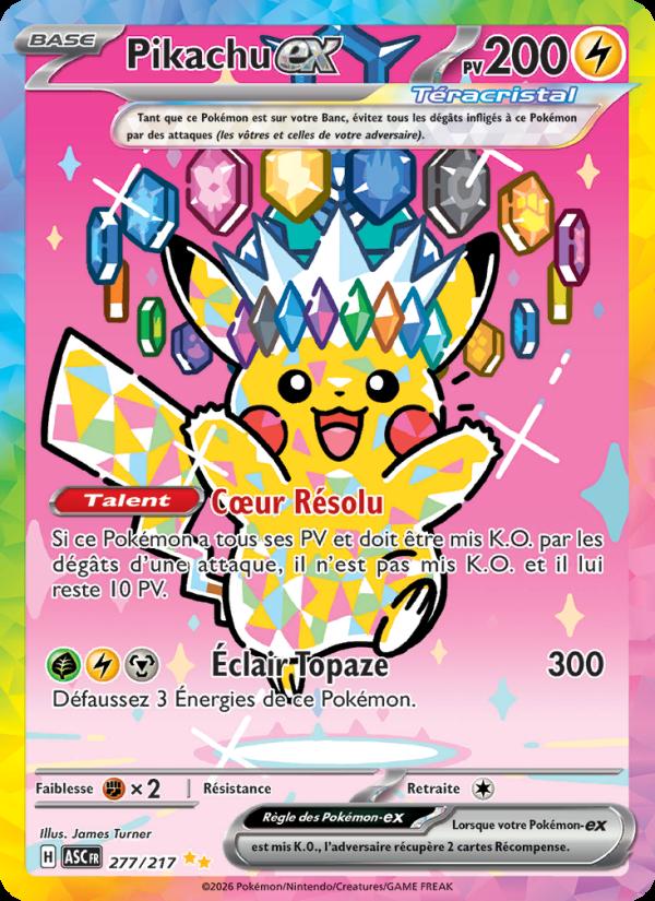 Pikachu-ex card