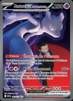 Mewtwo-ex de la Team Rocket card