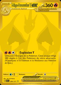 Méga-Dracaufeu Y-ex card