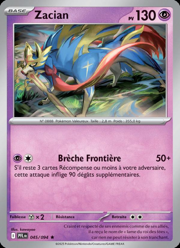 Zacian card