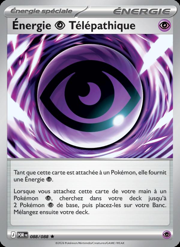 Énergie Psychic Télépathique card