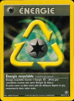 Énergie recyclable card