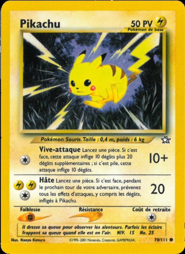 Pikachu card