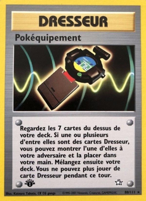 Pokéquipement card