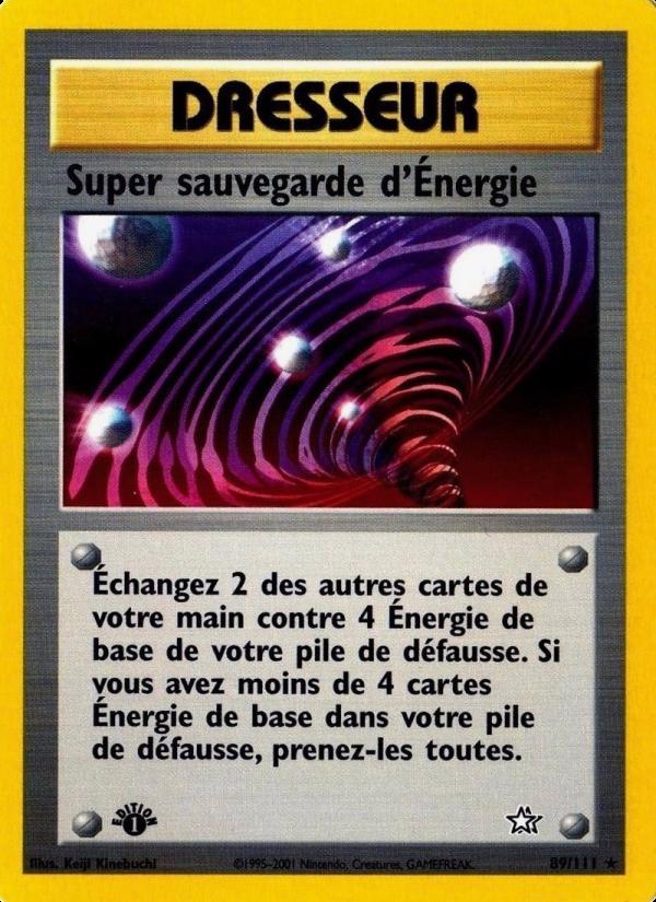 Super sauvegarde d'Énergie card