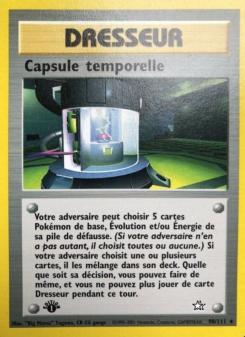 Capsule temporelle card