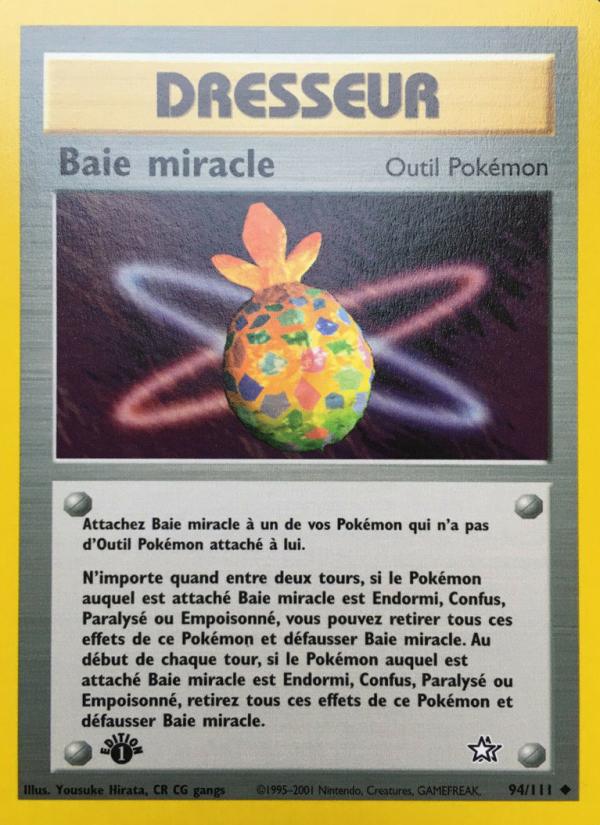Baie miracle card