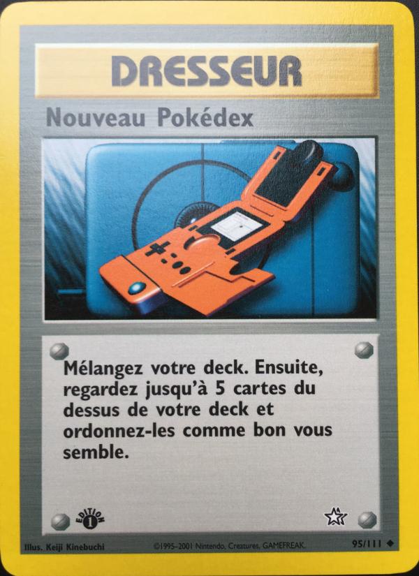 Nouveau Pokédex card