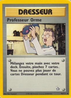 Professeur Orme card