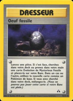 Oeuf fossile card