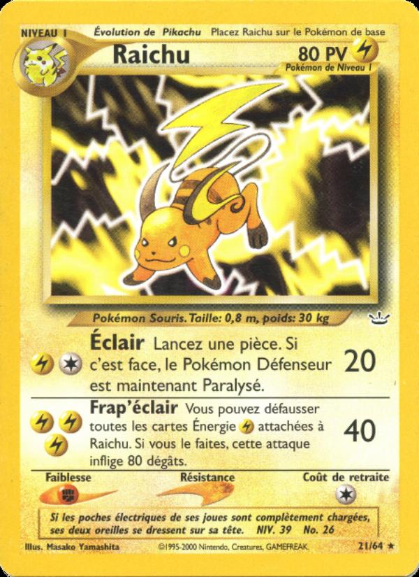 Raichu card
