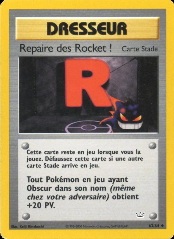 Repaire des Rocket ! card