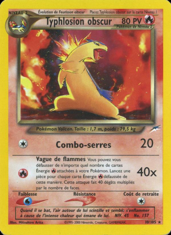 Typhlosion obscur card