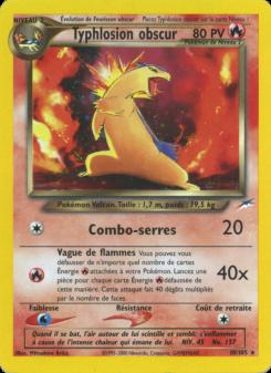 Typhlosion obscur card