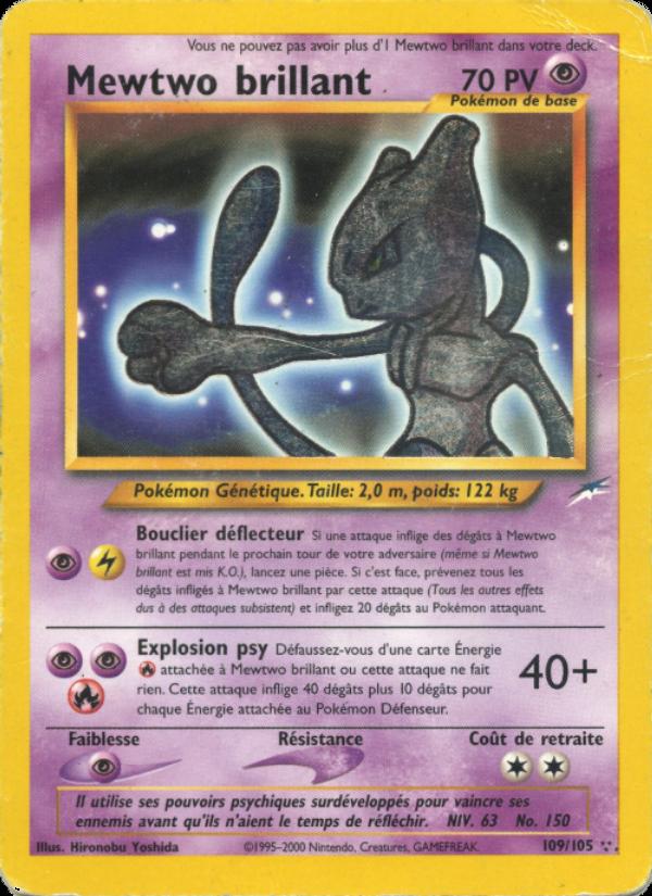 Mewtwo brillant card