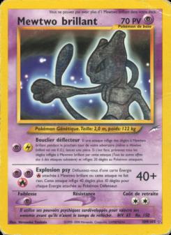 Mewtwo brillant card