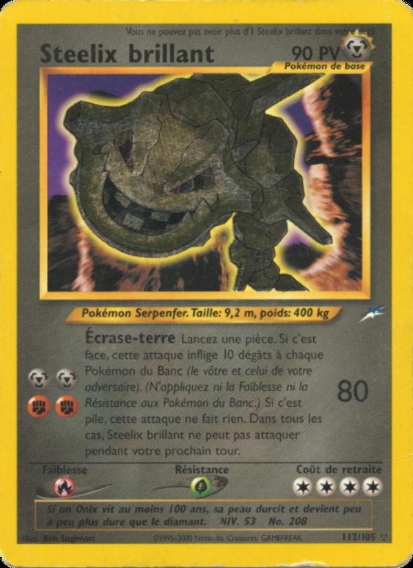 Steelix brillant card