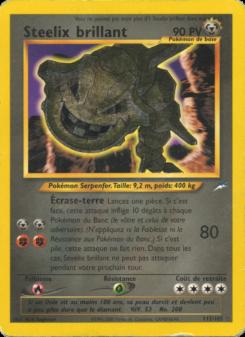 Steelix brillant card
