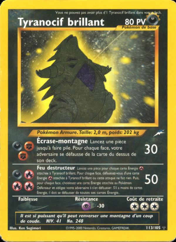 Tyranocif brillant card