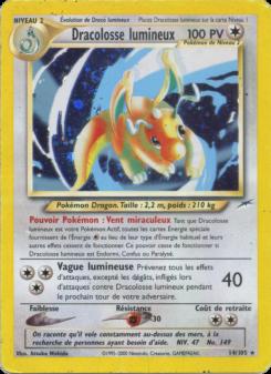 Dracolosse lumineux card