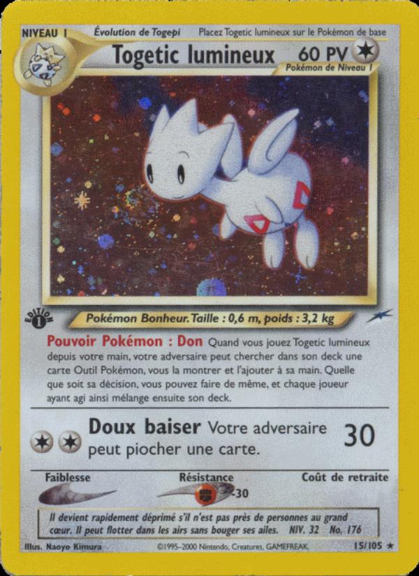 Togetic lumineux card
