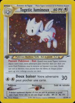 Togetic lumineux card