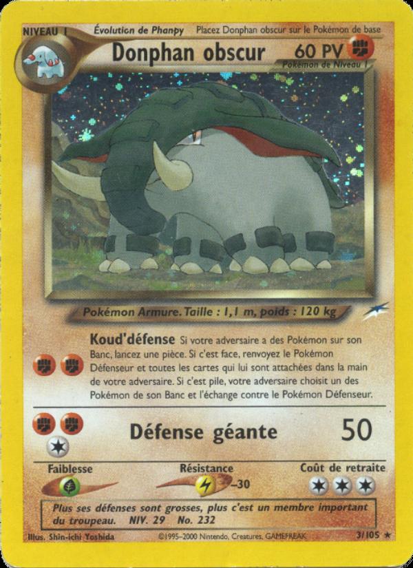 Donphan obscur card